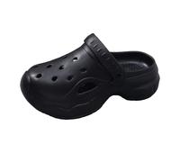 LumaTide Multi-Fit Men's Slide Sandals - Thick Sole & Adjustable Strap, Beach to Backyard US 5-12, Black, 6.5-7.5