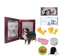 LumaTide Pet Urn for Dogs with Photo Frame and Bernese Mountain Dog Figurine - Dog Ashes Keepsake Memorial Urn for Cats and Small Pets with Accessories