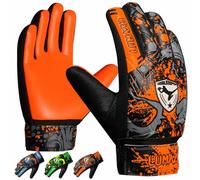 LUMAZU Football Goalkeeper Gloves for Adults Anti Slip Shock Absorption Padded Premium Soccer Goalie Gloves Wrist Protection for Men Women Goalkeeping