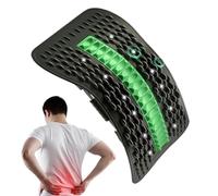 Lumbar Back Stretcher,Orthopedic Waist Cracking Device - Adjustable Lumbar Support Board for Calf Neck Hip Back Spine Relief Pilates Yoga Exercise Muscle Recovery