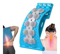 Lumbar Board for Back, 4 Levels Adjustable Lumbar Back Stretcher, Non-Slip Spine Stretcher with 3D Massage Dots, Orthopedic Tissue Nerve Relaxation Slouching Prevention for Home, Gym