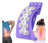 Lumbar Board for Back, 4 Levels Adjustable Lumbar Back Stretcher, Non-Slip Spine Stretcher with 3D Massage Dots, Orthopedic Tissue Nerve Relaxation Slouching Prevention for Home, Gym