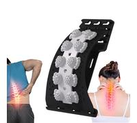 Lumbar Board for Back, 4 Levels Adjustable Lumbar Back Stretcher, Non-Slip Spine Stretcher with 3D Massage Dots, Orthopedic Tissue Nerve Relaxation Slouching Prevention for Home, Gym