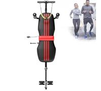 Lumbar Cervical Spine Stretcher Spinal Decompression Machine for Back and Neck Pain Relief, Adjustable Length Body Stretching Bench