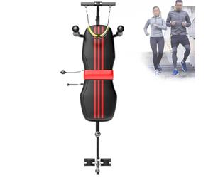 Lumbar Cervical Spine Stretcher Spinal Decompression Machine for Back and Neck Pain Relief, Adjustable Length Body Stretching Bench