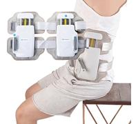 Lumbar Decompressor, Portable Manual Traction Device for Spine Pain Relief, Back Stretcher with Physiological Radian Design for Lumbar Disc Herniation Treatment