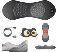 Lumbar Massager, Electric Lumbar Massager, Vibrating Massage, Constant Temperature Hot Compress, 135°Golden Curvature, Scientific Zoning, for Home, Office & Car Users