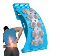 Lumbar Spine Stretcher - 4-Level Adjustable Back Stretching Board with Pressure Nodes, Cervical Lumbar Support for Slouching Correction, Tissue Relaxation & Orthopedic Care