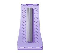 Lumbar Stretching Board, Portable Adjustable 3-Level Back Stretcher, Cracking Device 38 x 24 cm, Spine Relief Arc, Spine Alignment Accessory