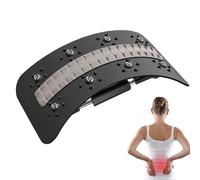 Lumbar Support Board - 2.36 Inch Spine Deck for Workout, Back Cracking with Function, Fitness Tool for Bedroom Travel Dorm Gym Apartment Living Room, Abs, Stainless Steel Material, 510g