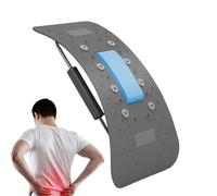 Lumbar Support Board,with Heating Magnet Ergonomic | Adjustable Back Stretcher Lumbar Support,for Discomfort Relief Body Muscle Relaxation Men Women Home Gym Post Workout