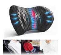 Lumbar Support Cushion, Back Support for Office Chair, Memory Foam Lumbar Support Pillow for Car, Ergonomic Streamline Car Seat, Pain Relief Back Support Pillow for Traveling, Resting, Sleeping