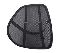 Lumbar Support,Mesh Back Cushion Lower Back Support, Double Mesh Lumbar Cushion Air Flow Breathable Back Support Cushion - Suitable for Office Chair Home Car- Black,41 * 42cm