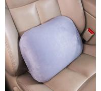 Lumbar Support Office Chair Pillow for Car Seat Cushion Thin Lower Back Pain Support Driver Road Trip Accessories for Women Men Grey