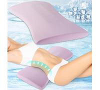 Lumbar Support Pillow for Bed Relief Back Pain: Lower Back Pillow for Sleeping - Cooling Memory Foam Waist pillow - back Wedge pillow for Side, Back&Stomach Sleepers - Bed Rest Pillow for Car, Sofa