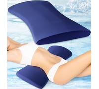 Lumbar Support Pillow for Bed Relief Back Pain: Lower Back Pillow for Sleeping - Memory Foam Waist Pillow - Cooling Back Bolster Pillow for Side, Back&Stomach Sleepers - Bed Rest Pillow for Car, Sofa