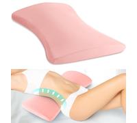 Lumbar Support Pillow for Bed Relief Back Pain: Lower Back Pillow for Sleeping - Memory Foam Waist Pillow - Back Wedge Bolster Pillow for Side, Back&Stomach Sleepers - Bed Rest Pillow for Car, Sofa