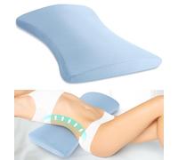 Lumbar Support Pillow for Bed Relief Back Pain: Lower Back Pillow for Sleeping - Memory Foam Waist Pillow - Back Wedge Bolster Pillow for Side, Back&Stomach Sleepers - Bed Rest Pillow for Car, Sofa