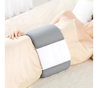Lumbar Support Pillow for Bed Sleeping with 360° Wrap-Around Design, Fits Body Curves for Side and Back Sleepers, Relieves Lower Back Pain