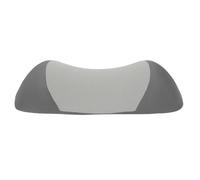 Lumbar Support Pillow, Memory Foam Back Support Cushion with Removable Washable Cover to Ease Lower Back Pain While Improving Posture for Office Chair & Car (Black Gray)