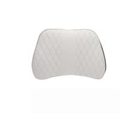 Lumbar Support Pillow PU Car Headrest Lumbar Support Pillow Auto Seat Head Neck Waist Back Protect Cushion For BMW For Series1 2 3 4 5 6 7 Lumbar Support Cushion(Lumbar Beige)