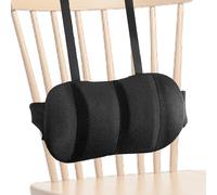 Lumbar Support Pillow - Seat And Back Cushions For Chairs, Seat Back Cushion, With Straps Height Adjustable Support For Office Chair For Home Chair Car Wheelchair Recliner Driving Travel