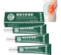 Lumbar Type Cold Compress Gel, 20g Cold Compress Gel for Lumbar Spine for All Skin Types (3pcs)