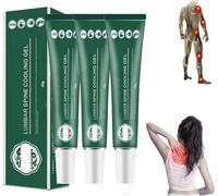 Lumbar Type Cold Compress Gel, Lumbar Cold Compress Gel, Lumbar Spine Cooling Gels, Natural Herbal Joint Pain Relief for Back, Neck, Hands, Knee, Waist, and Leg (3Pcs)