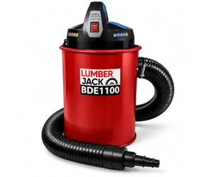 LUMBER JACK 1100W Workshop Dust Extractor Vacuum with 50L Drum & 5 Adaptors | Powerful 1100W 50L dust extractor with 0.5-micron filtration, 2m hose and 5 piece adaptor kit for workshop tools.