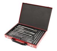 LUMBER JACK 17 Piece SDS Plus Drill Bit & Chisel Set in Metal Storage Case