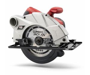 LUMBER JACK 185mm Circular Saw Multi-Purpose Cutting, Heavy Duty 1400W Motor, Dust Extraction Port, 90° & 45° Bevel Angle, Includes Blade