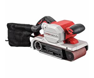 LUMBER JACK 4 inch Belt Sander Electric Heavy Duty Handheld Sanding Tool with 1200W Motor, Includes Dust Bag & Sanding Belt