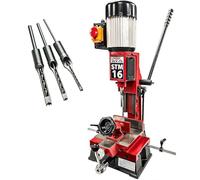 LUMBER JACK Bench Morticer with Sliding Table 370W Motor, Mortising Tenon Machine for Woodworking Drilling Wood Metal Milling Slotting
