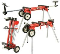 LUMBER JACK Compact Folding Mitre Saw Stand with Extending Support Arms | Extending Support Arms, Quick Release Clamps, Universal Fit