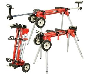 LUMBER JACK Compact Folding Mitre Saw Stand with Extending Support Arms | Extending Support Arms, Quick Release Clamps, Universal Fit