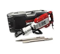 LUMBER JACK Demolition Hammer Breaker Drill 1700W 75J 230V 1900bpm Includes 2 x Chisels & Heavy Duty Wheeled Carry Case