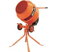 LUMBER JACK ECM550 135L Electric Concrete Mixer, 550W, 230V Heavy-Duty Cement, Durable Frame, Powerful Motor & Easy Manoeuvrability for Construction & DIY