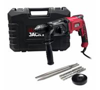 LUMBER JACK Rotary Hammer Drill 1050W Motor, 3 Mode Drilling, Hammer, Chisel, SDS Plus, 3 Joule, Includes Chisels and Bits