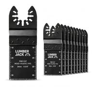 Lumberjack 10PCS Long Multi Tool Blade 34mm Width Multitool Blades Fine Cut
