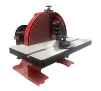 Lumberjack 12" 305mm Disc Sander Linisher Heavy Duty Cast Iron Base in Red Lumberjack Red