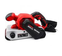 Lumberjack 1200W Belt Sander Electric Heavy Duty Handheld Sanding Tool with Dust Bag & Sanding Belt, Belt Sanders for Wood, Floor Sander for Wooden Floors, Decking Sander, 100 x 610mm Belt Sanders