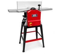 Lumberjack 1500W Planer Thicknesser Woodworking Machines 10” x 5” 230V | Powerful 1500W planer thicknesser with 254mm capacity, 8500RPM blade speed, 0-45° fence and sturdy floor stand.