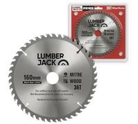 Lumberjack 160mm x 20mm x 36 TCT Circular Saw Blade 1.8mm Kerf Woodworking