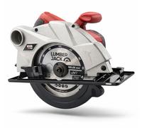 LUMBER JACK 185mm Circular Saw Multi-Purpose Cutting, Heavy Duty 1400W Motor, Dust Extraction Port, 90° & 45° Bevel Angle, Includes Blade