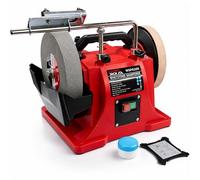 Lumberjack 200mm Whetstone Sharpener Wet Bench Grinder & Chisel Sharpener