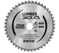 LUMBER JACK TCT Circular Wood Saw Blade 254mm x 30mm x bore x 48T for Bosch Makita Dewalt etc