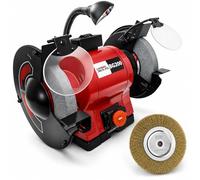 Lumberjack 8" Bench Grinder 550W Bench Grinder Polisher with Wire Wheel