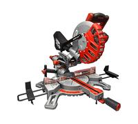 Lumberjack 8" Compound Sliding Mitre Saw Single Bevel in Red | Size: 1000mm x 584mm Lumberjack Red 1000mm x 584mm
