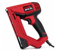 Lumberjack 2in1 Electric Nail Gun & Electric Staple Gun, 18 Gauge Brad Nailer & Upholstery Stapler, HighLow Power Settings, Includes 100 Brad Nails & 400 Staples, Electric Nailer for Wood DIY Projects