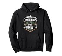 Lumberjack Keepers Of The Forest Woodland Protector Pullover Hoodie
